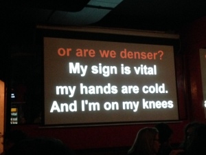 !00% sure those are not the actual lyrics #killers